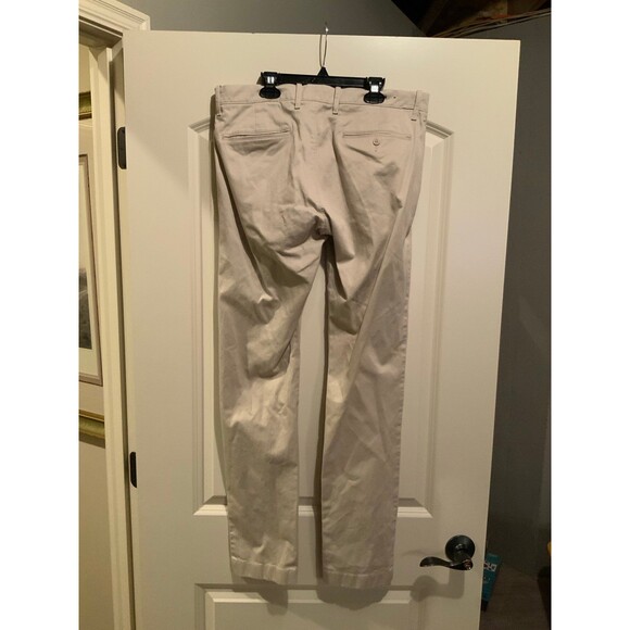 J Crew men flat front khakis stretch 32x34 - Picture 3 of 3